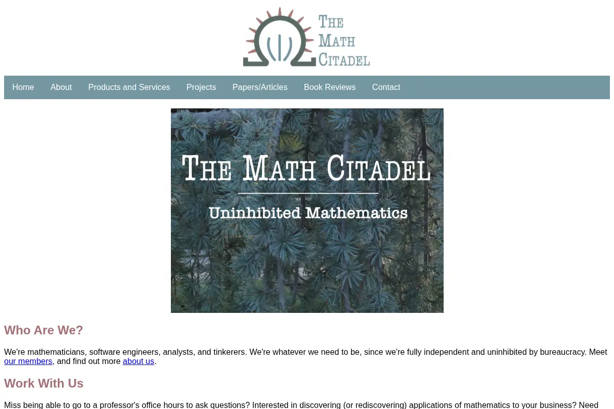 The Math Citadel
