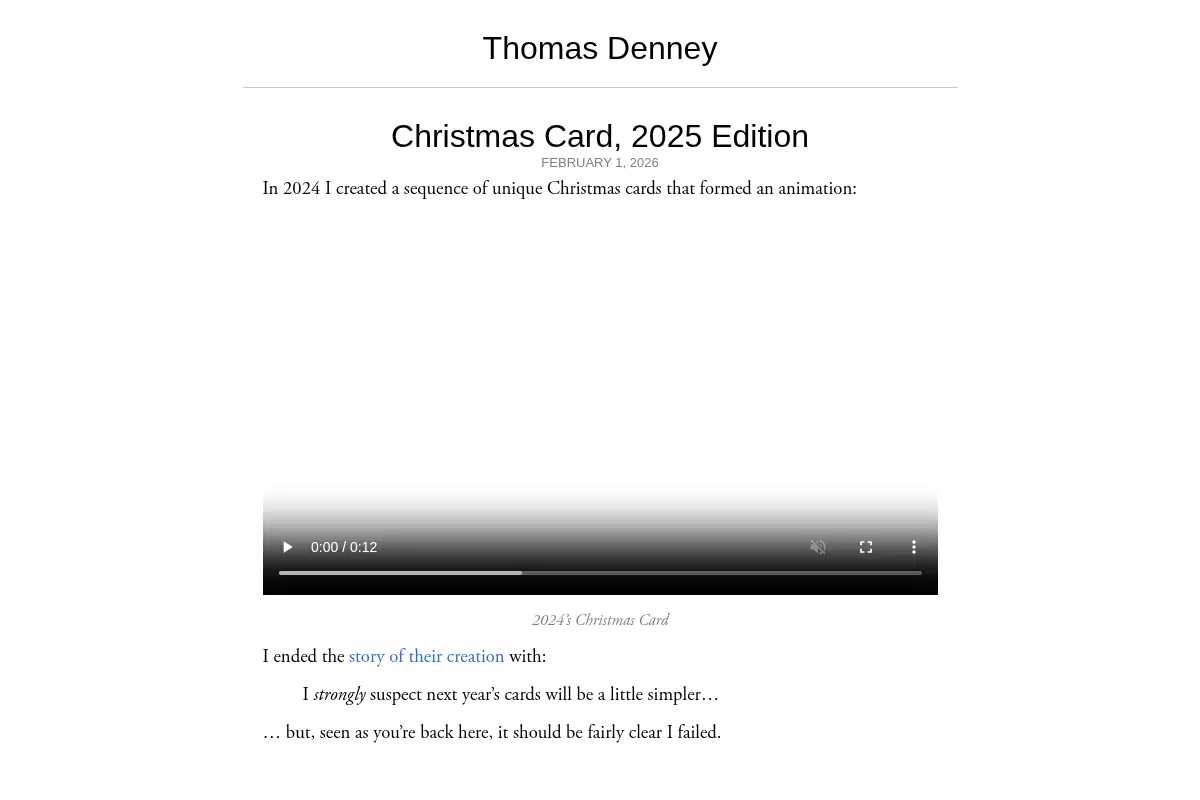 Blog | Thomas Denney