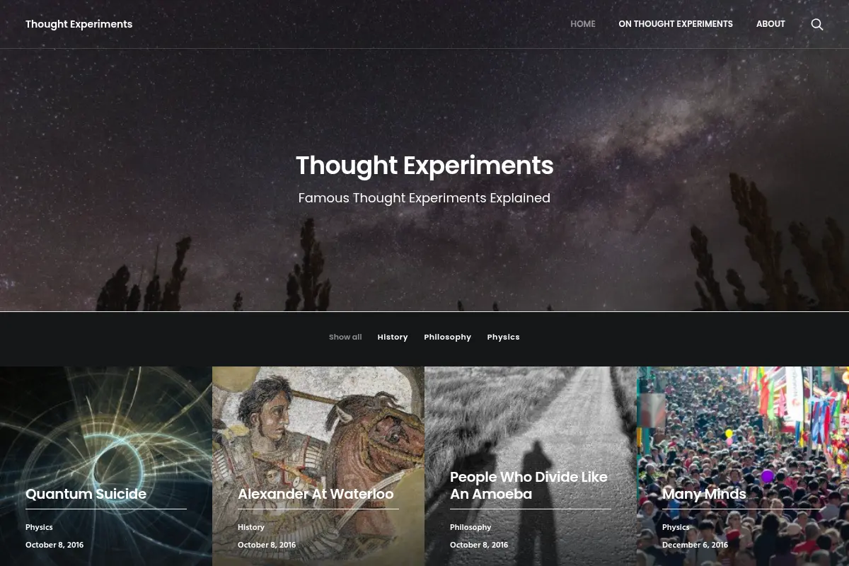 Thought Experiments – Famous Thought Experiments Explained