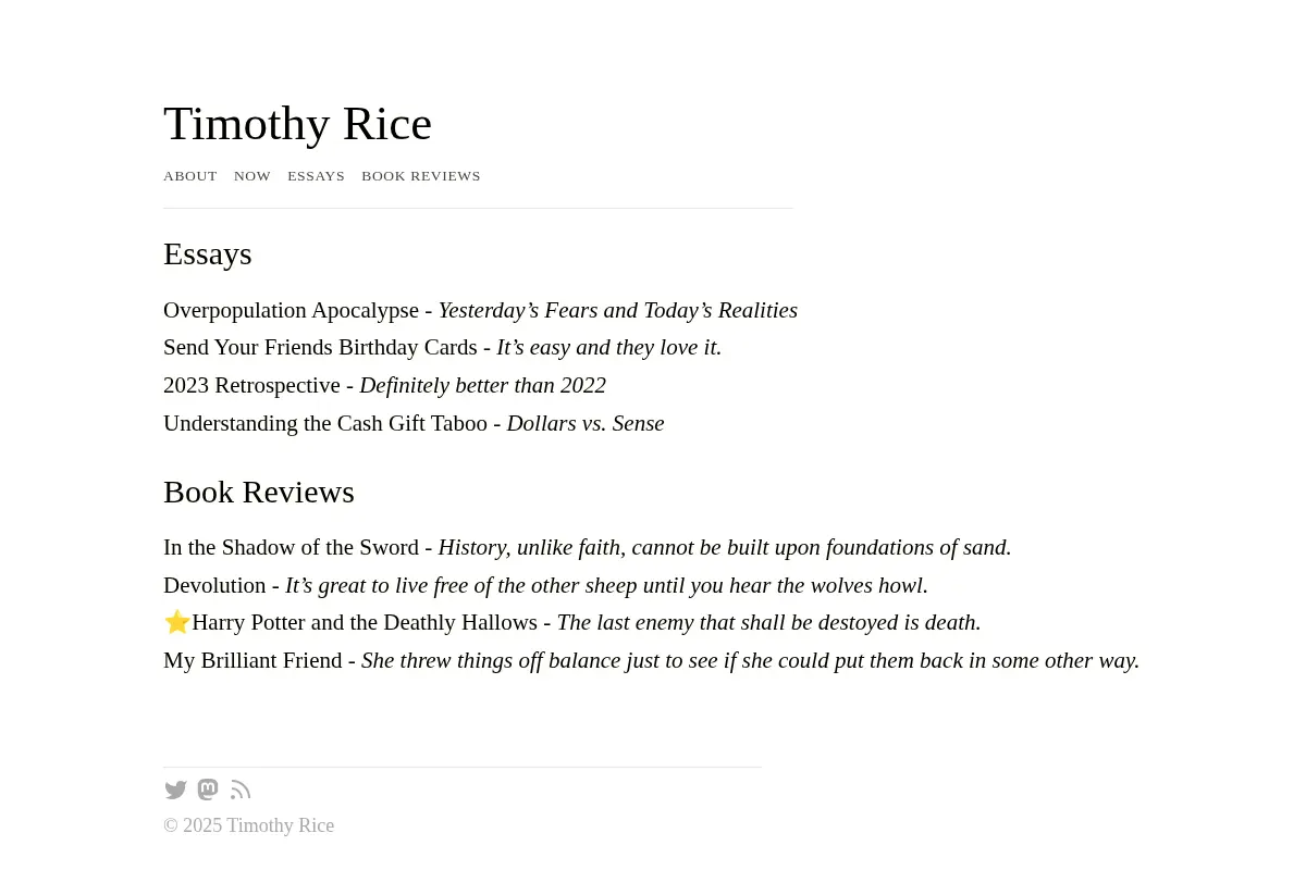 Timothy Rice