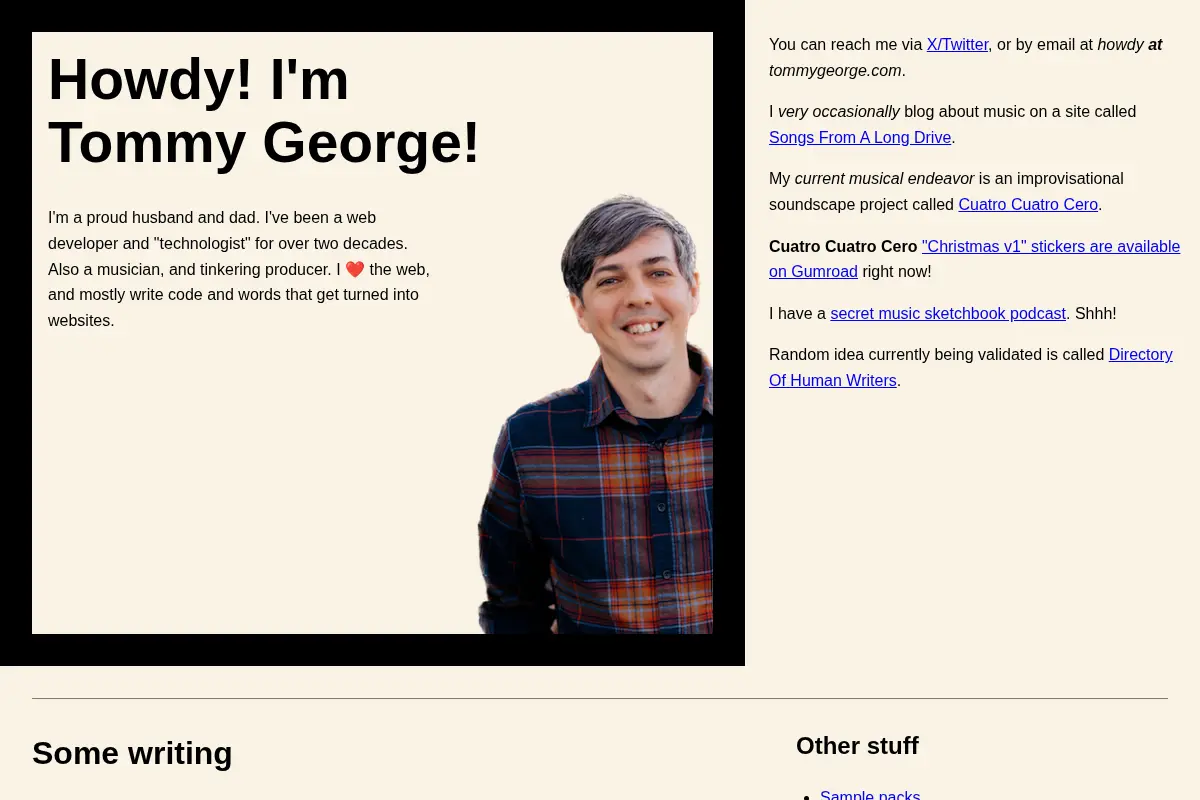 Tommy George .com!