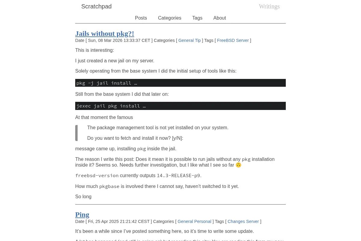 Scratchpad