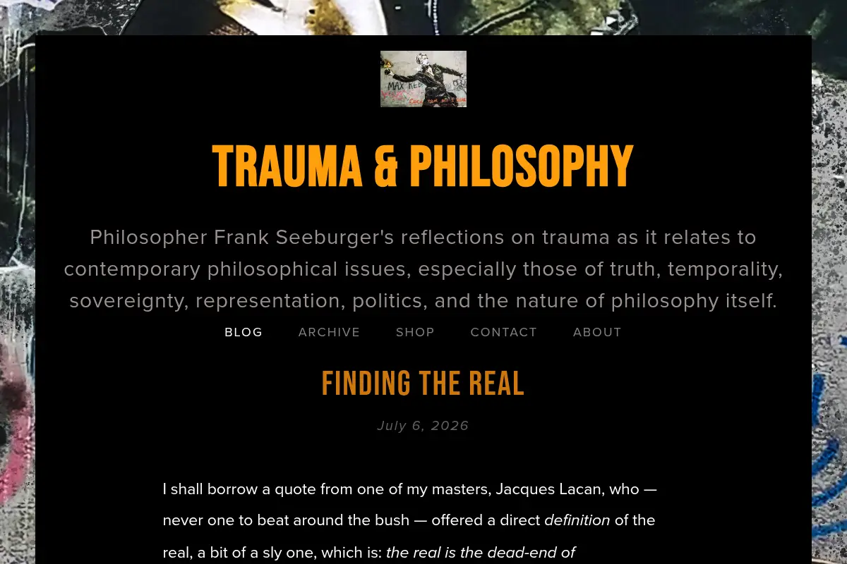 Trauma and Philosophy