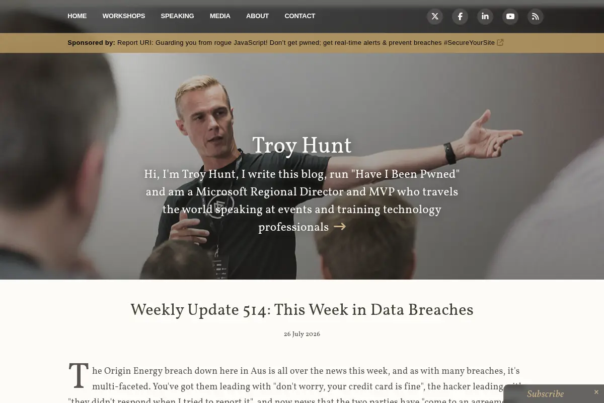 Troy Hunt's Blog