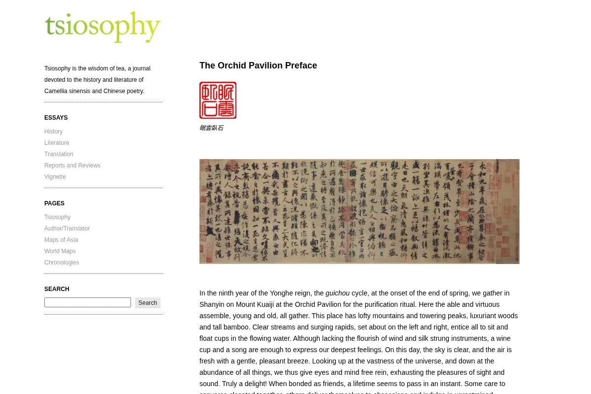Tsiosophy.com – The Wisdom of Tea