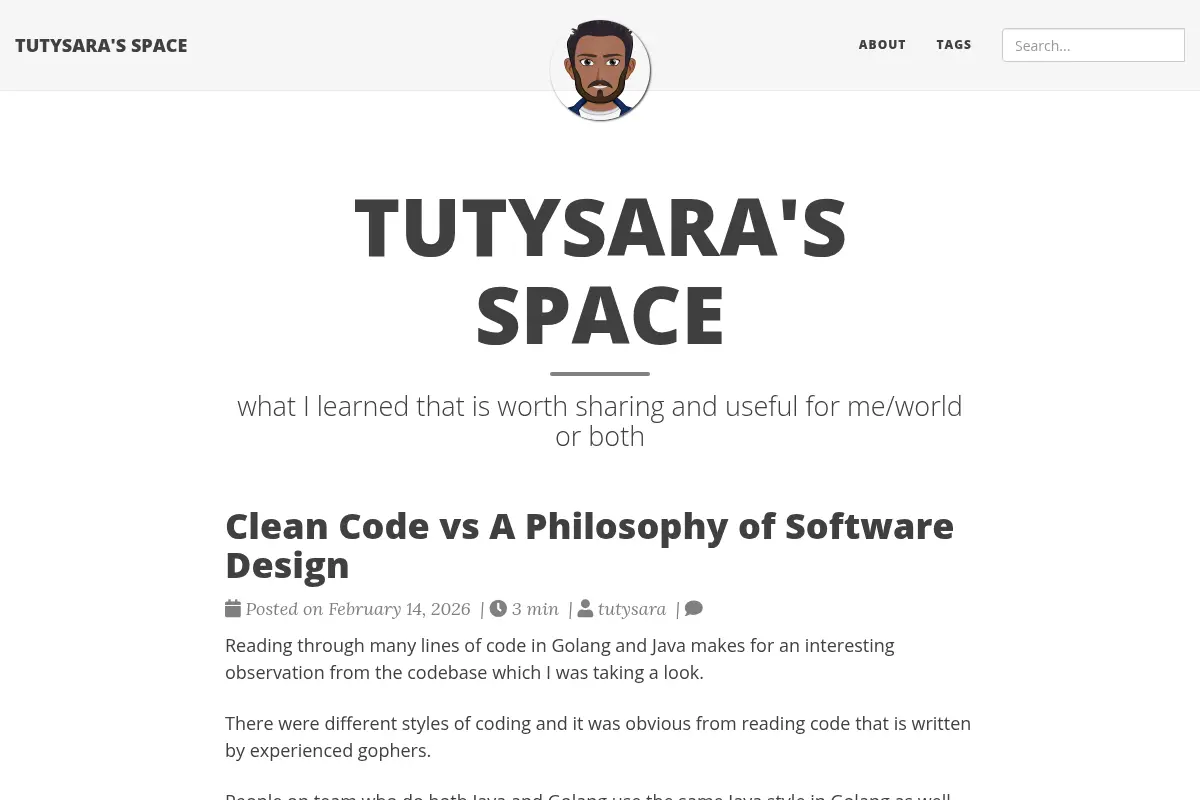 Tutysara's Space