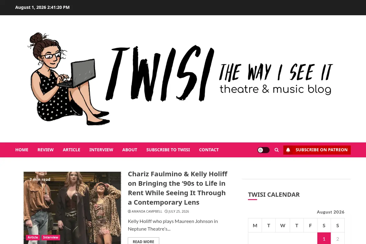 The Way I See It Theatre & Music Blog