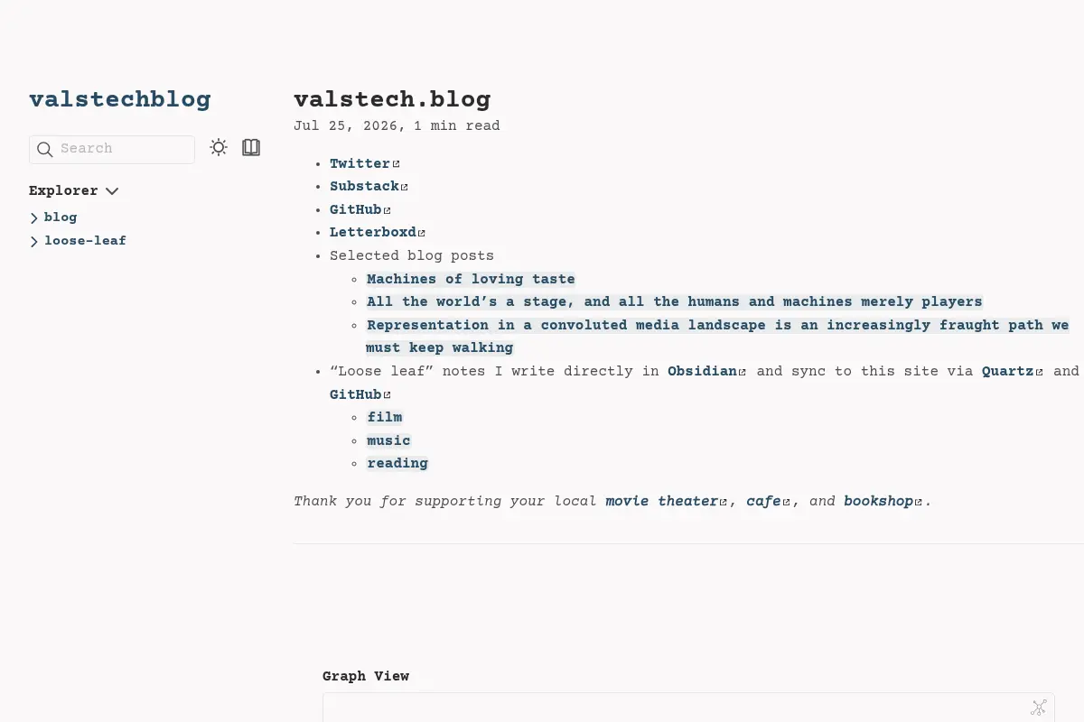 Val's Tech Blog