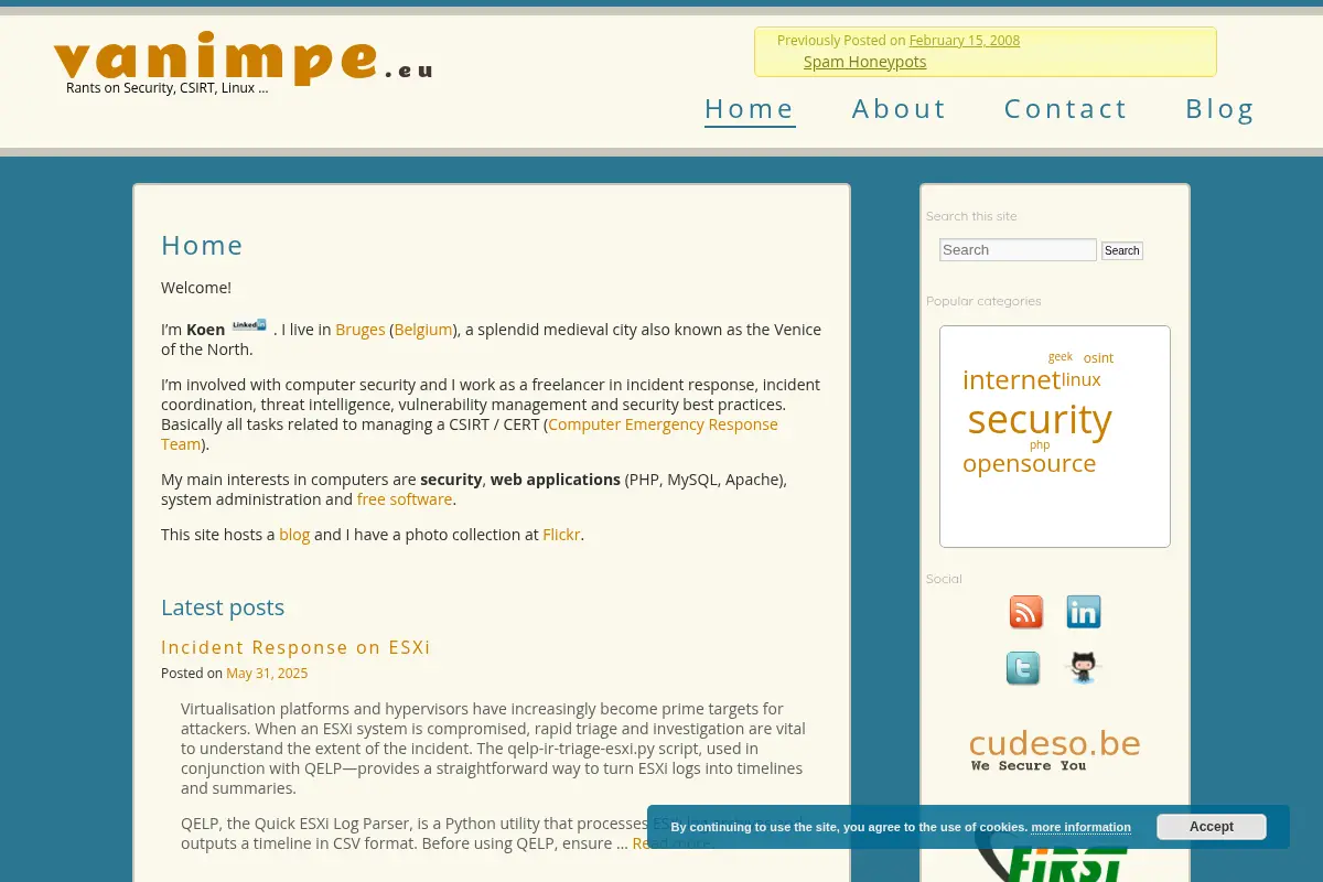 Koen Van Impe's Blog
