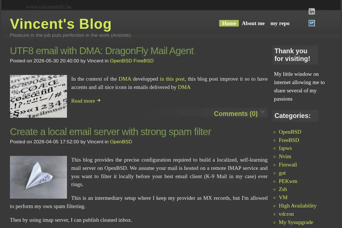 Vincent's blog