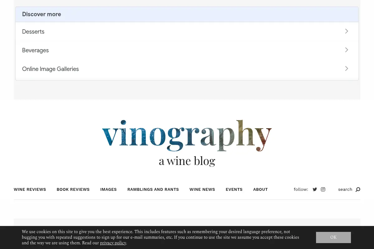 Vinography: A Wine Blog