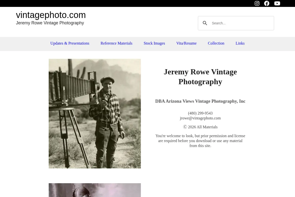 Jeremy Rowe Vintage Photography