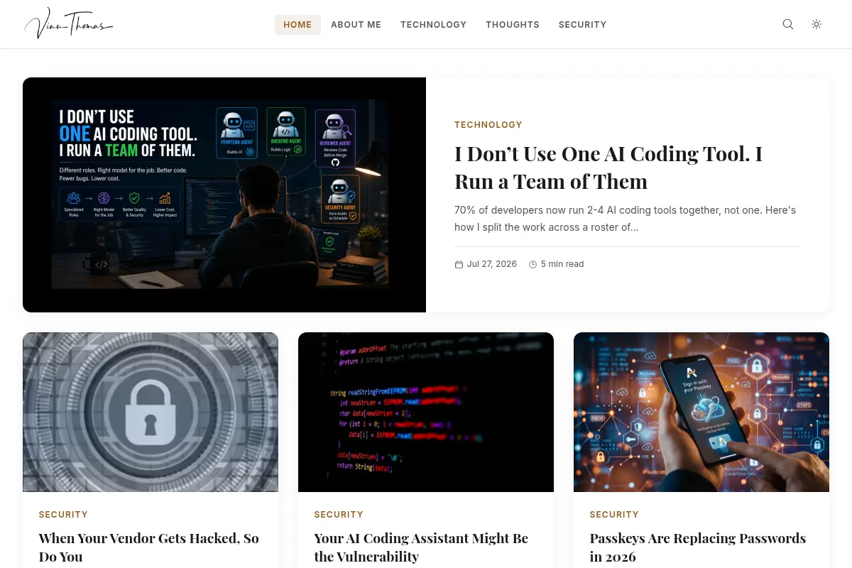 VT's Blog