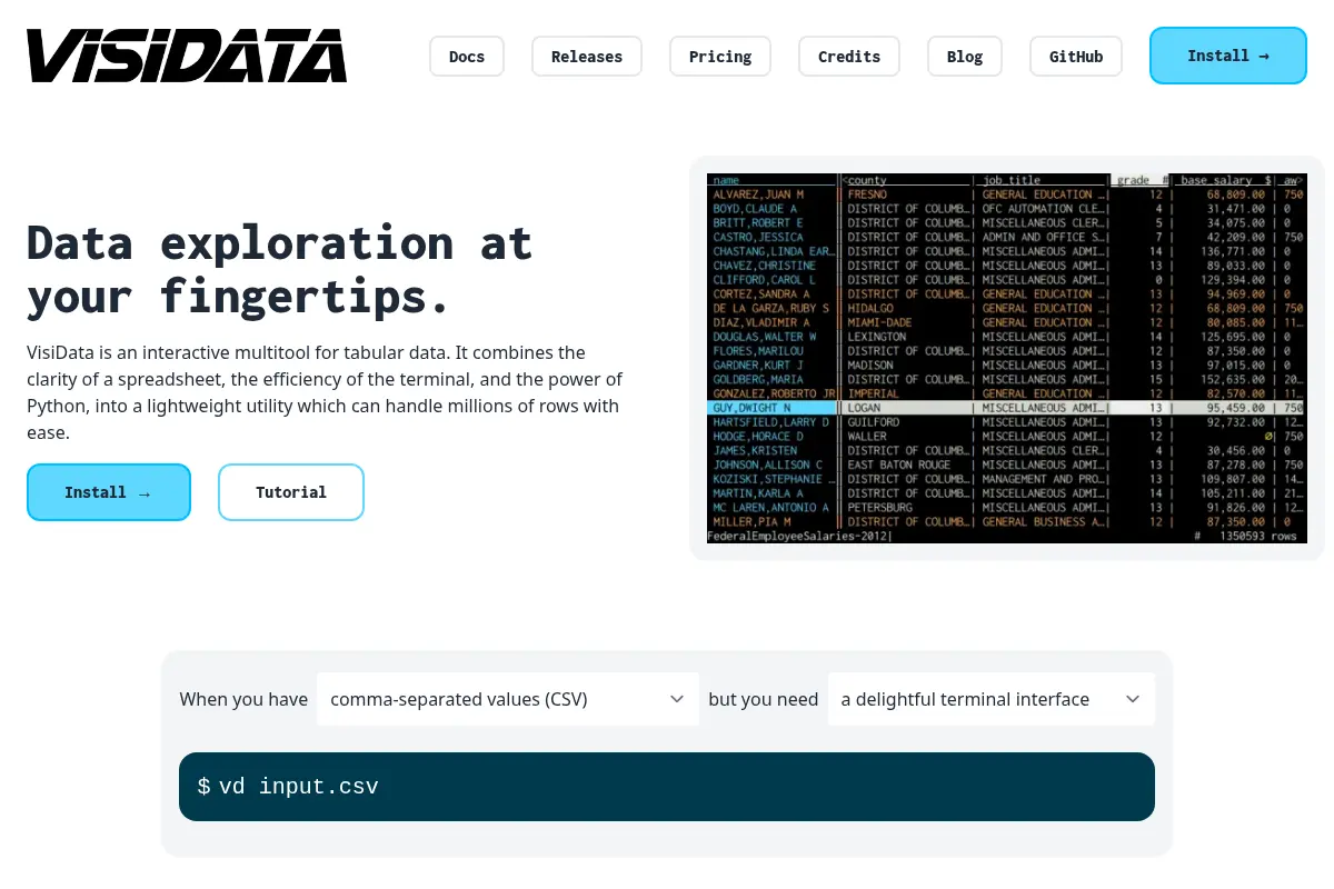 VisiData