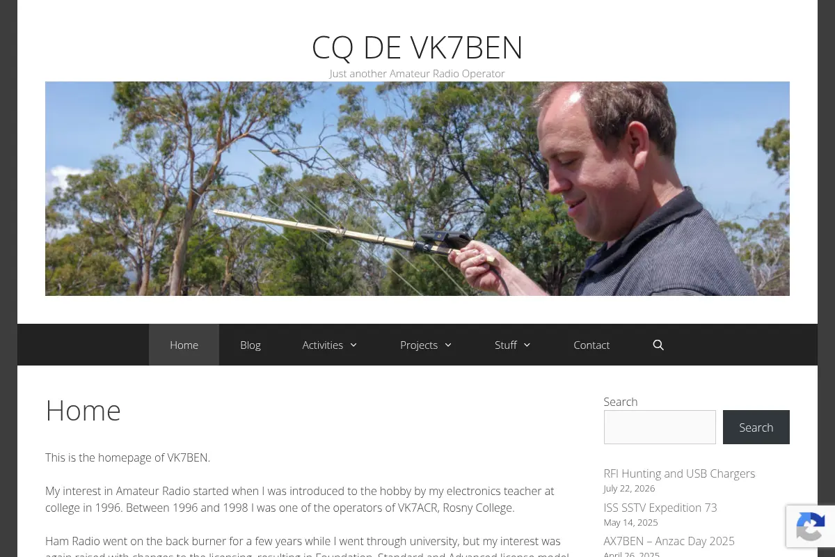 CQ DE VK7BEN