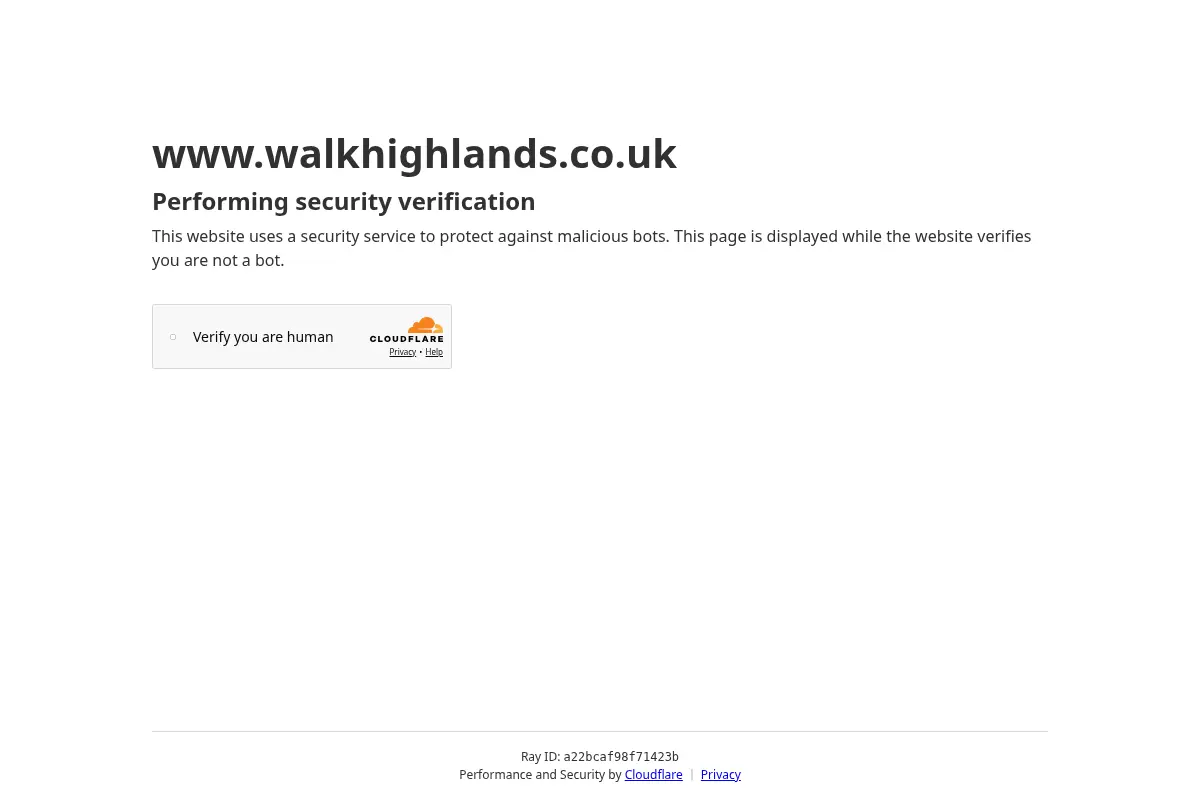 Walkhighlands: walking in Scotland