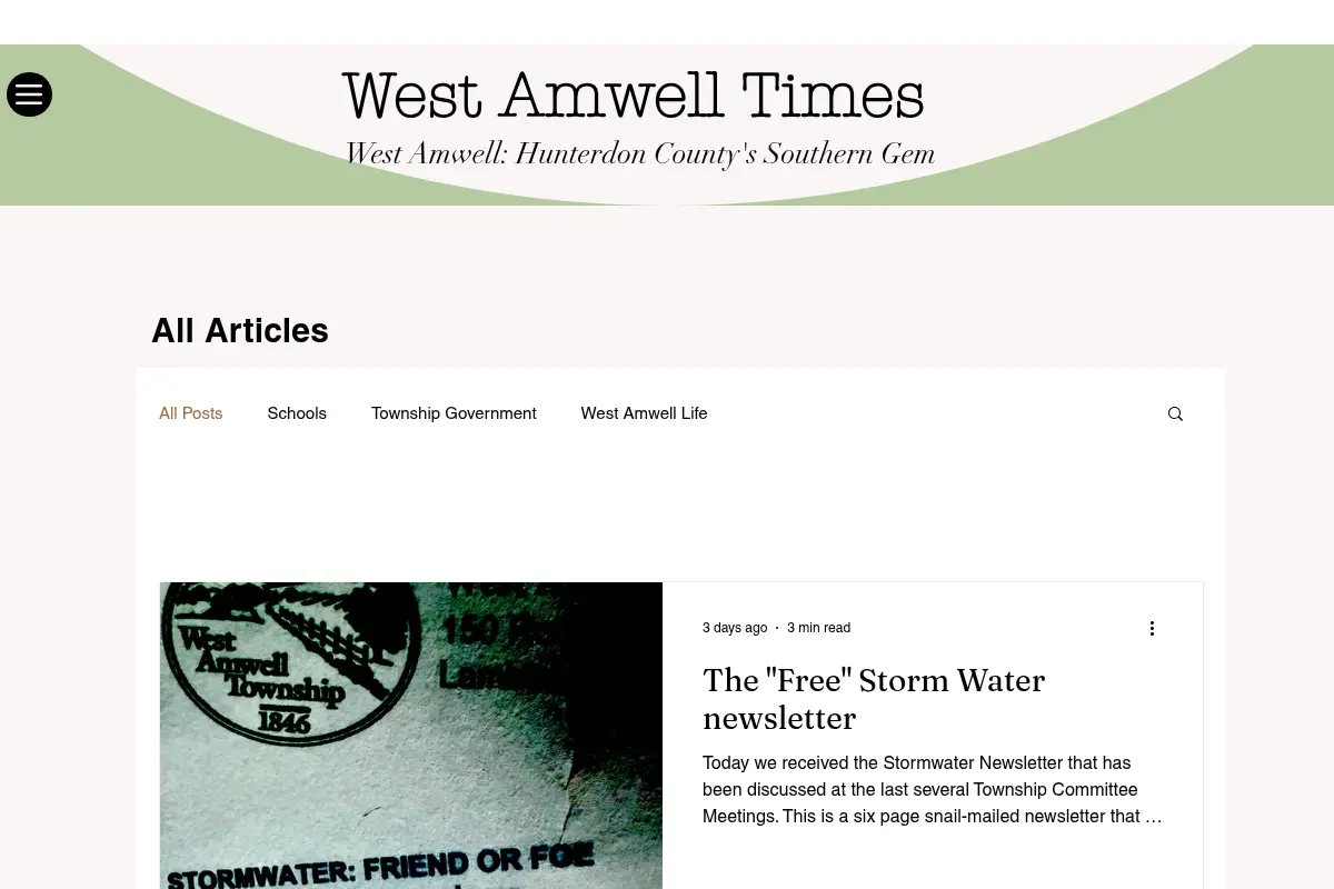 West Amwell Times