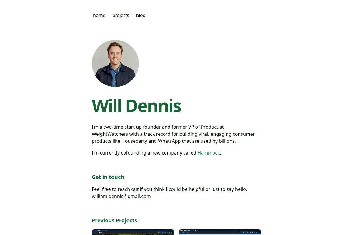 Will Dennis | Projects & Blog