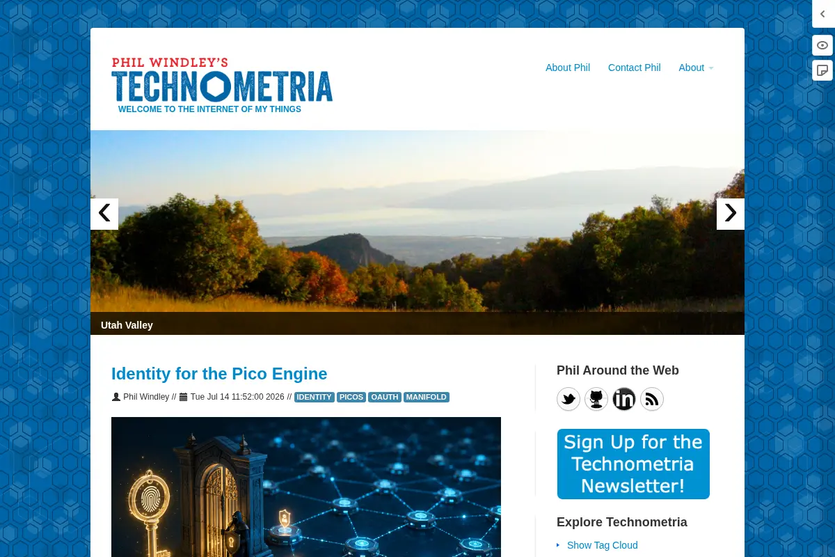 Phil Windley's Technometria