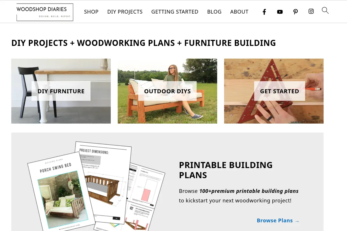 Woodshop Diaries - DIY Projects & Woodworking Plans