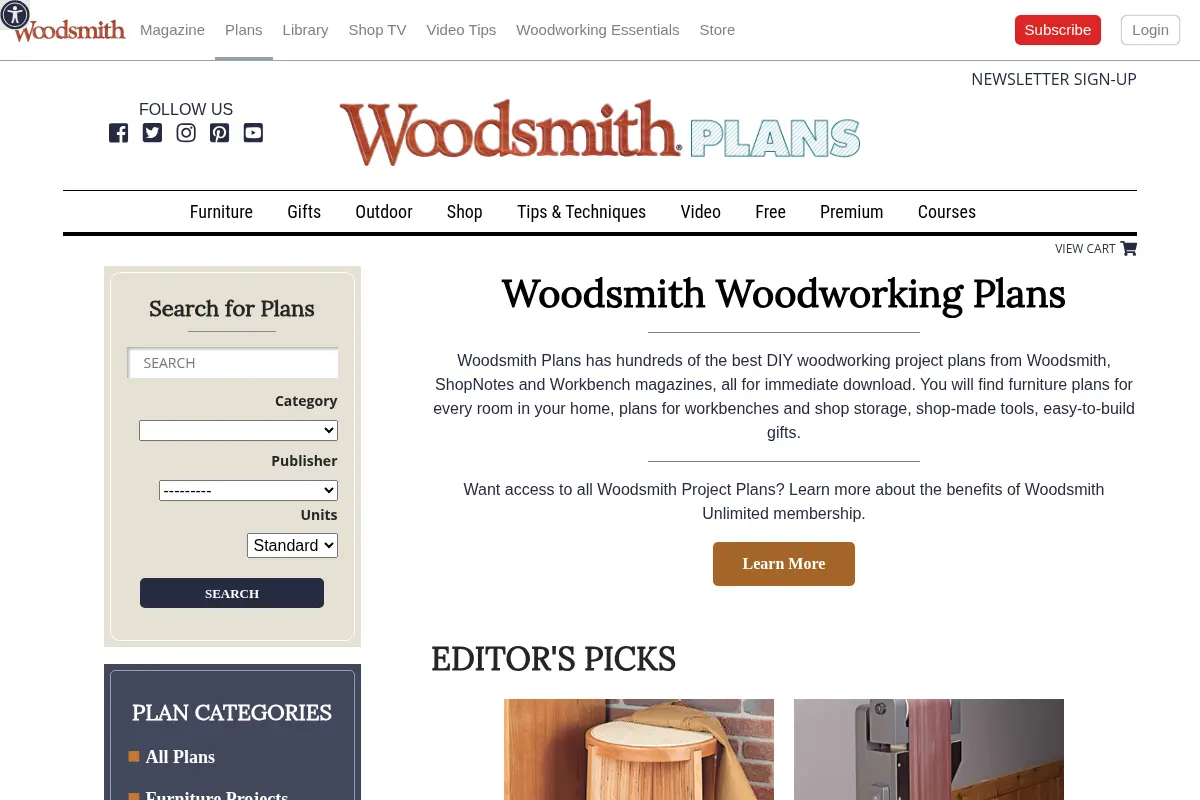 Woodsmith Plans