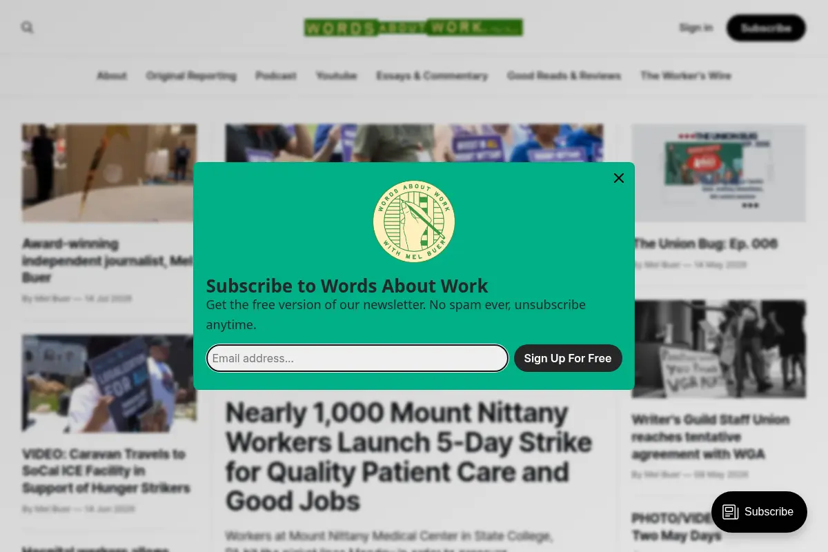 Words About Work