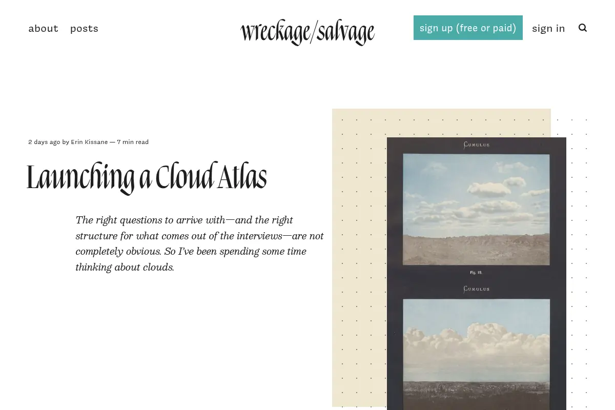 wreckage/salvage