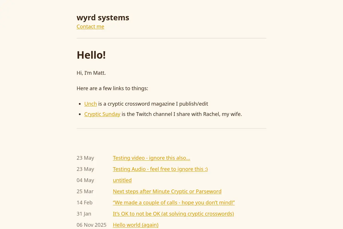 wyrd systems