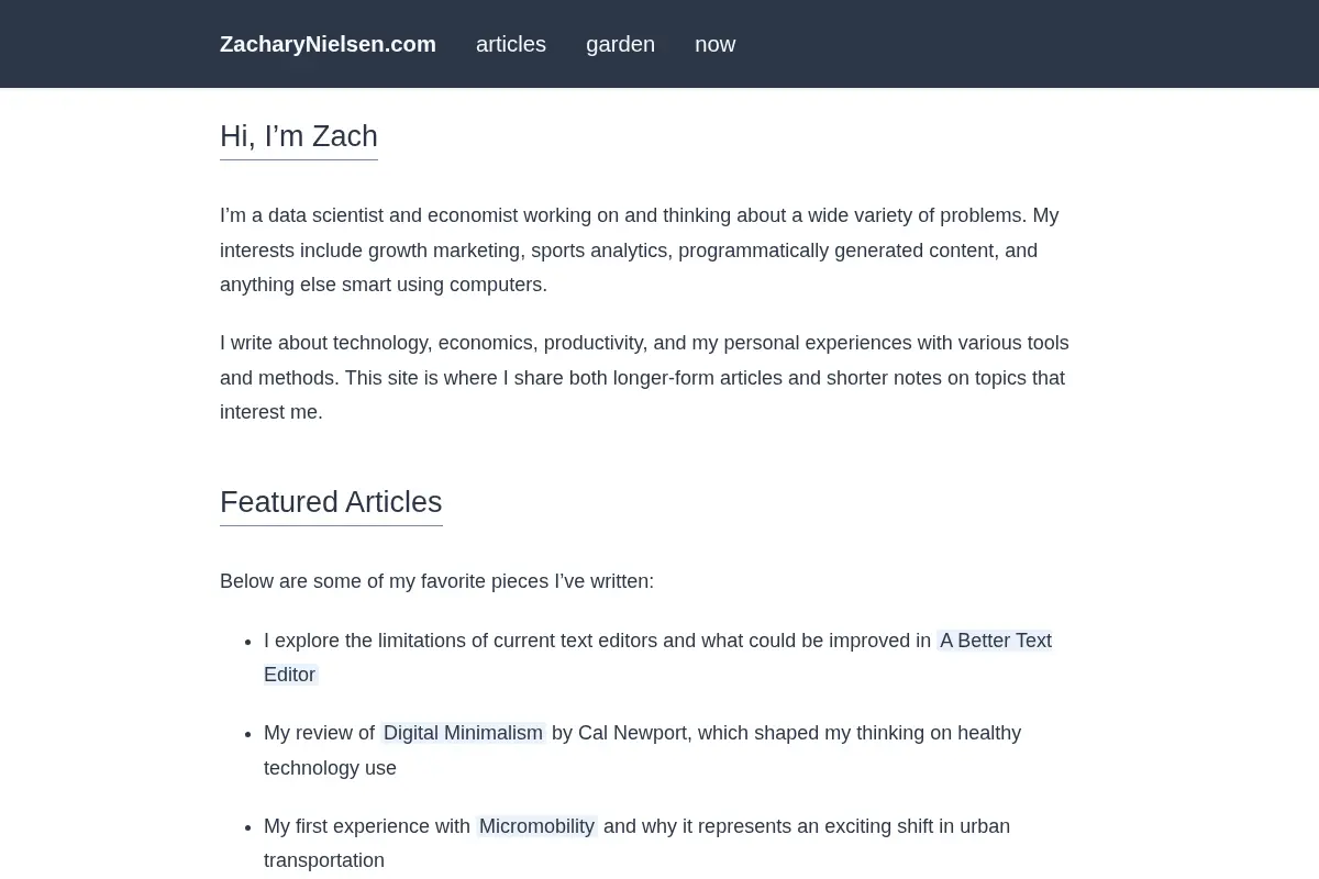 Zach Nielsen's Blog
