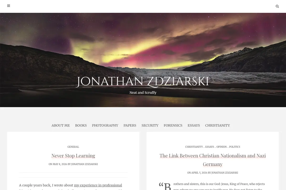 Zdziarski – Neat and Scruffy
