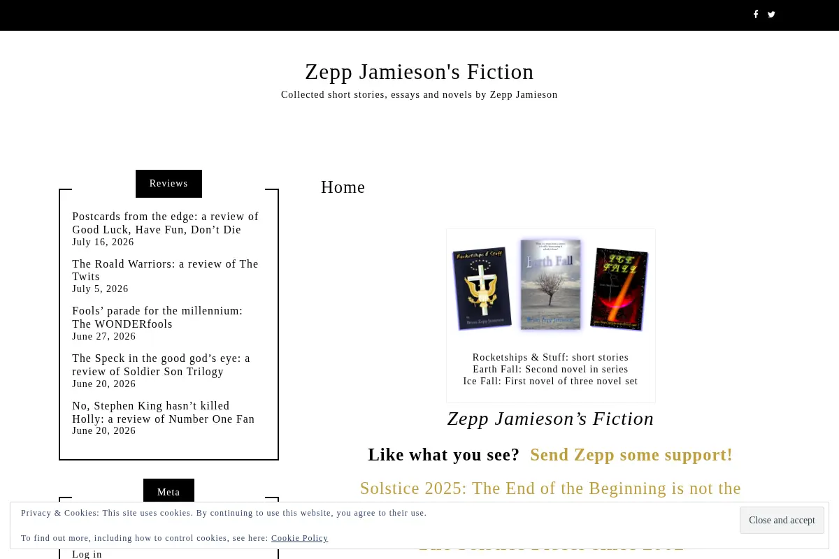 Zepp Jamieson's Fiction
