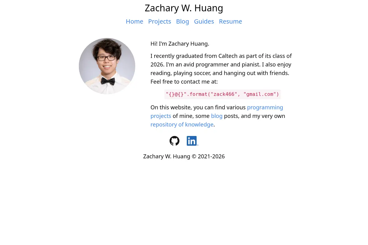 Zachary W. Huang