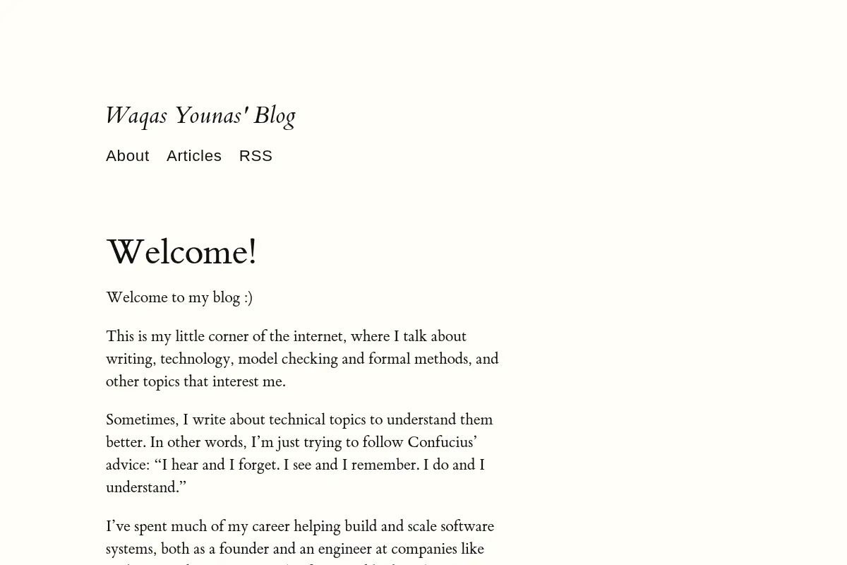 Waqas Younas' blog
