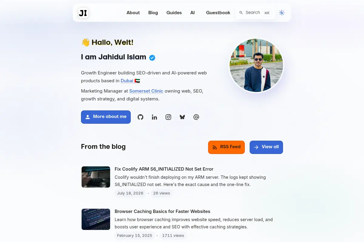 Jahidul Islam – Growth Engineer & Full-Stack Developer