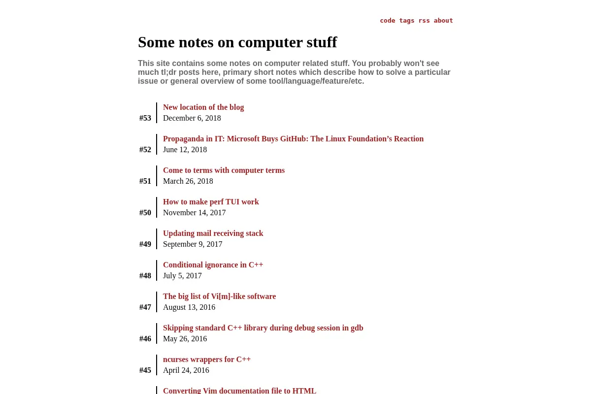 Some notes on computer stuff