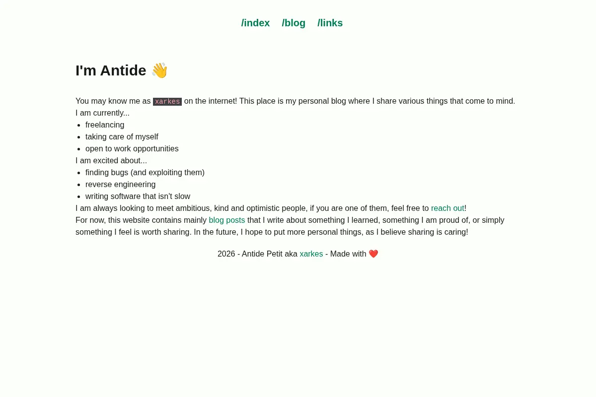 Antide - xarkes