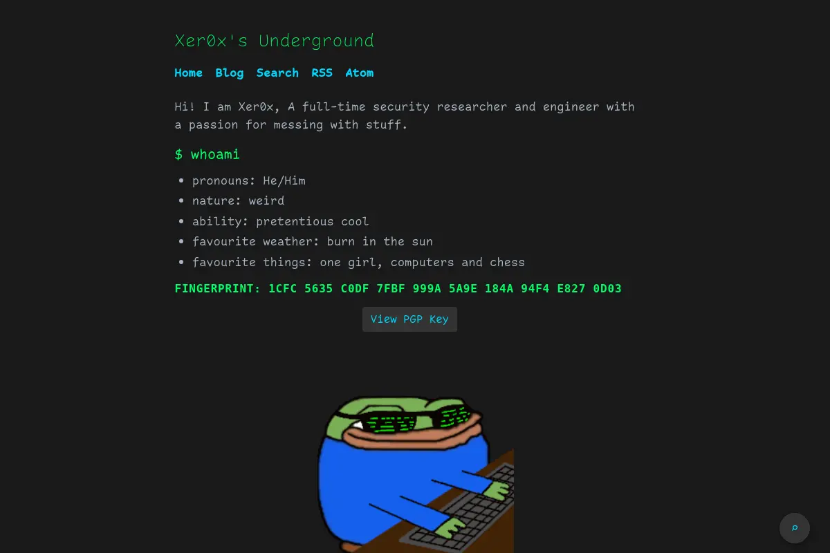 Xer0x's Underground