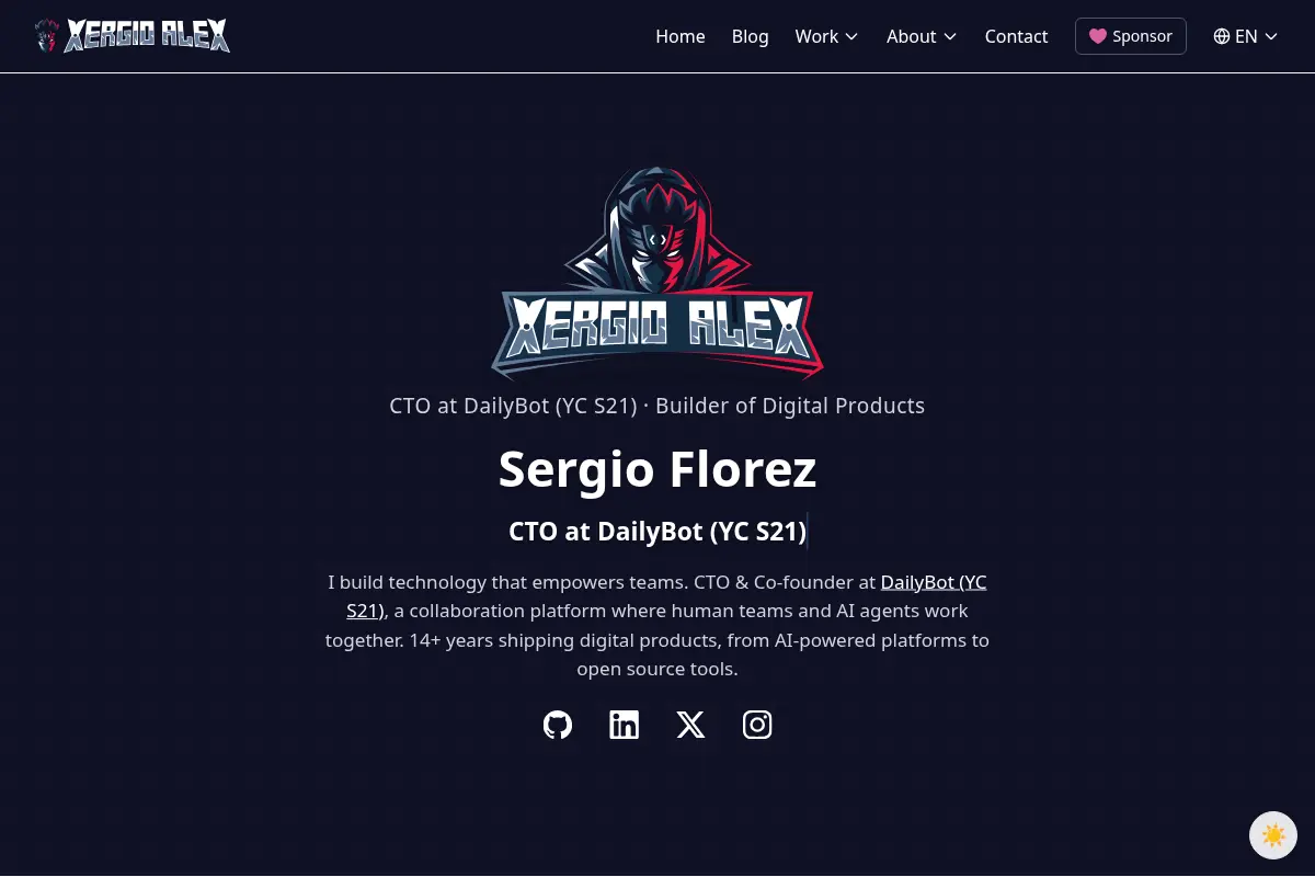 Sergio Florez — CTO & Co-founder at DailyBot