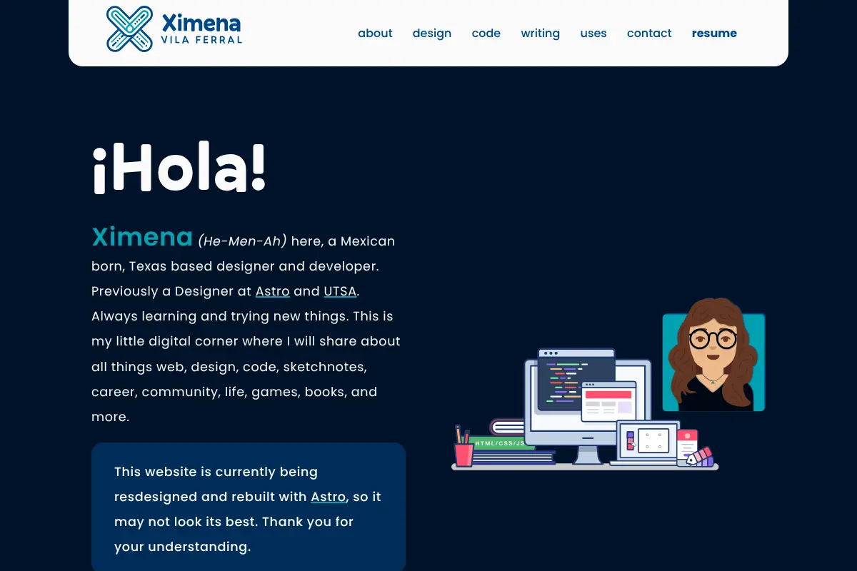Ximena Vila Ferral – Designer & Developer