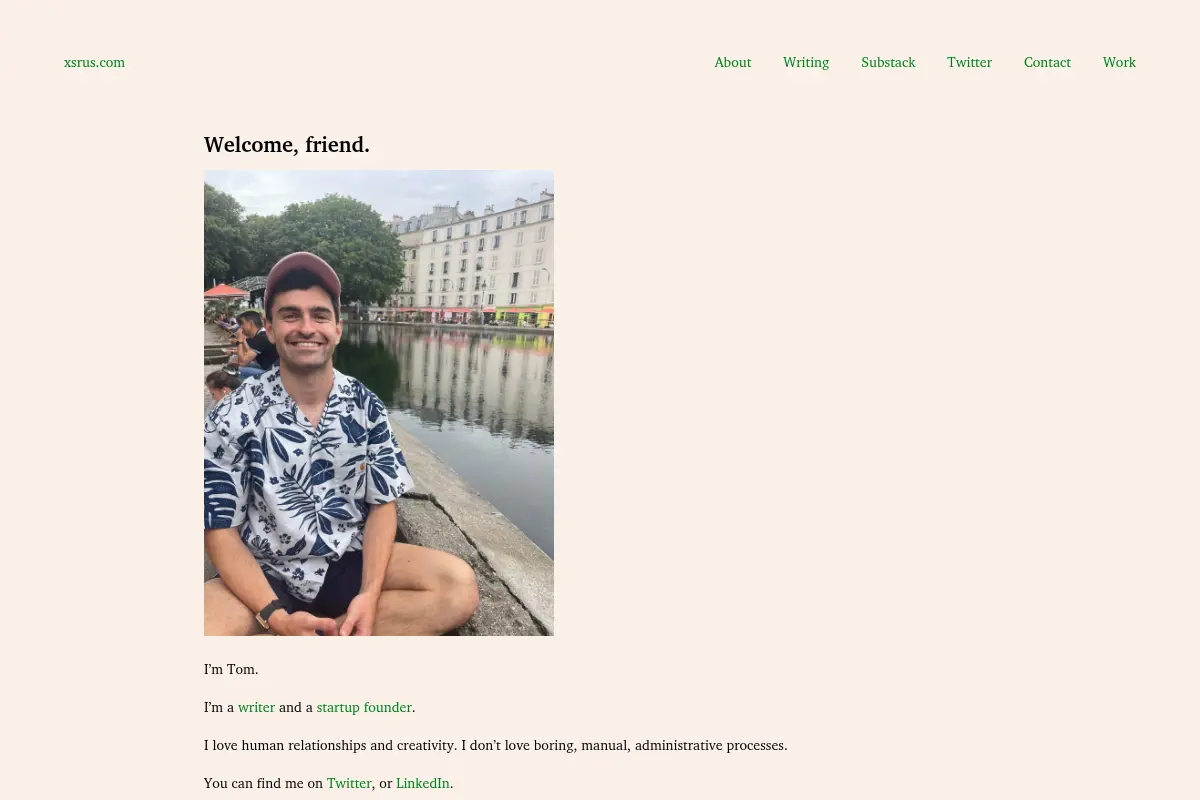 Tom's Personal Site