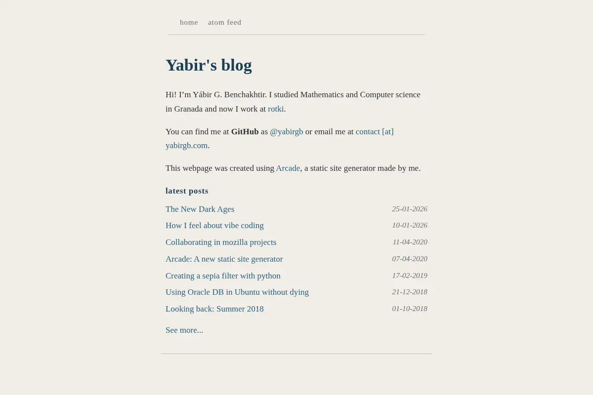 Yabir's blog
