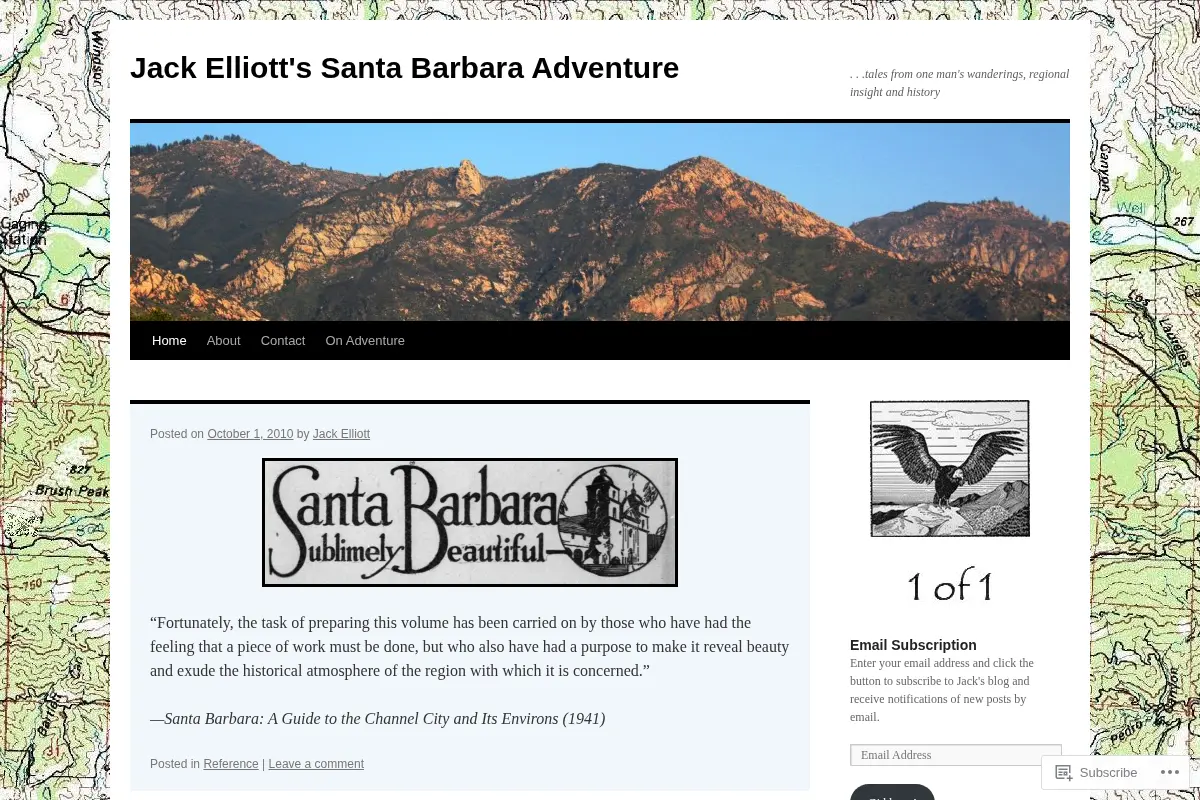 Jack Elliott's Santa Barbara Adventure
