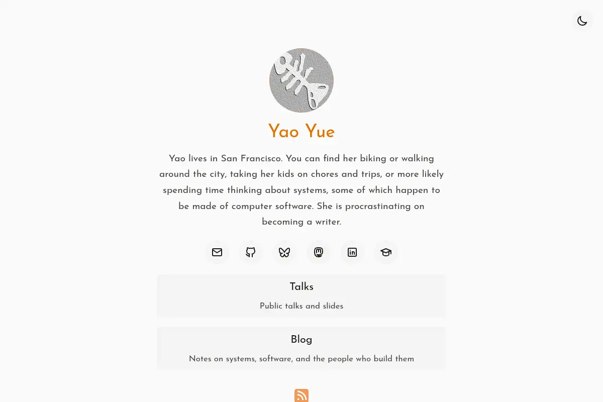 Yao Yue — systems engineer & writer
