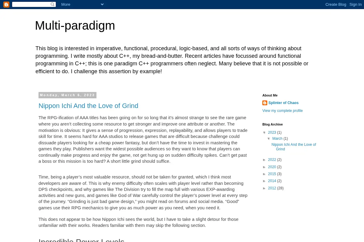 Multi-paradigm