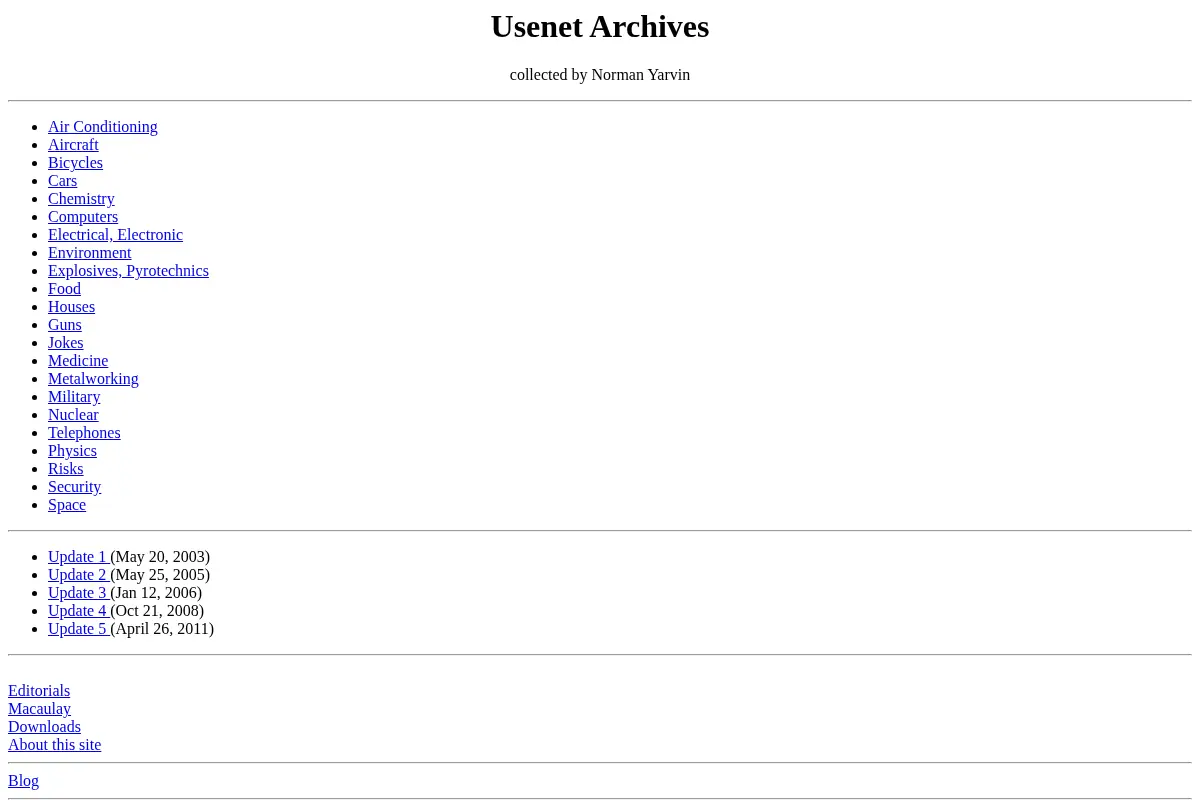 Yarchive