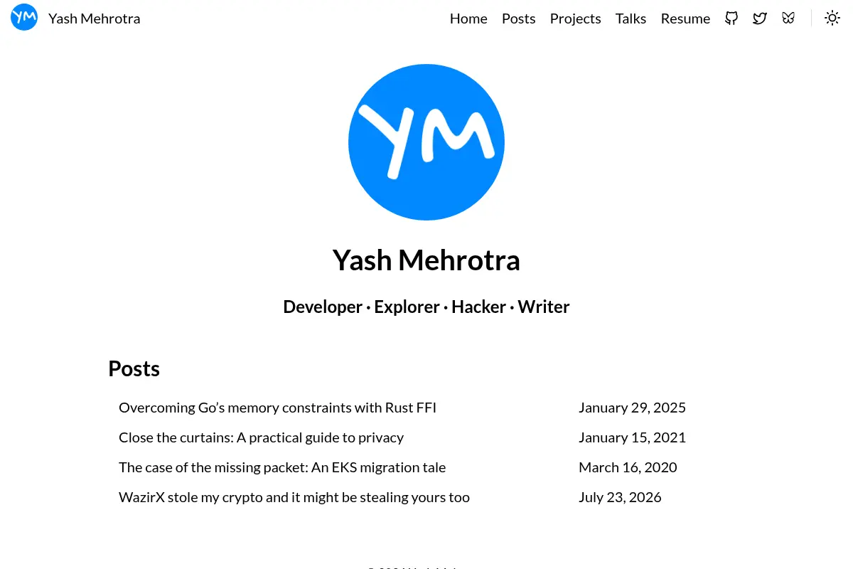 Yash Mehrotra
