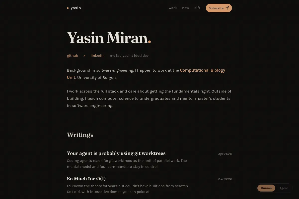 Yasin Miran — Personal Blog