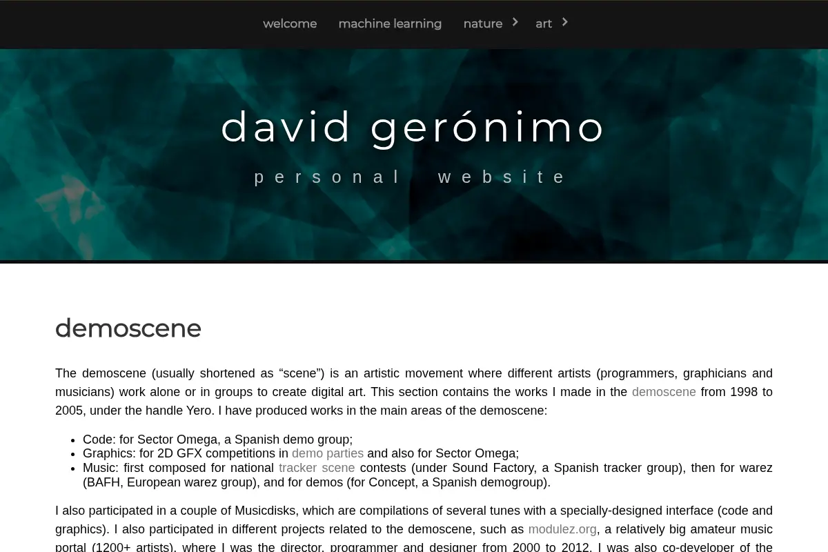 demoscene – david gerónimo