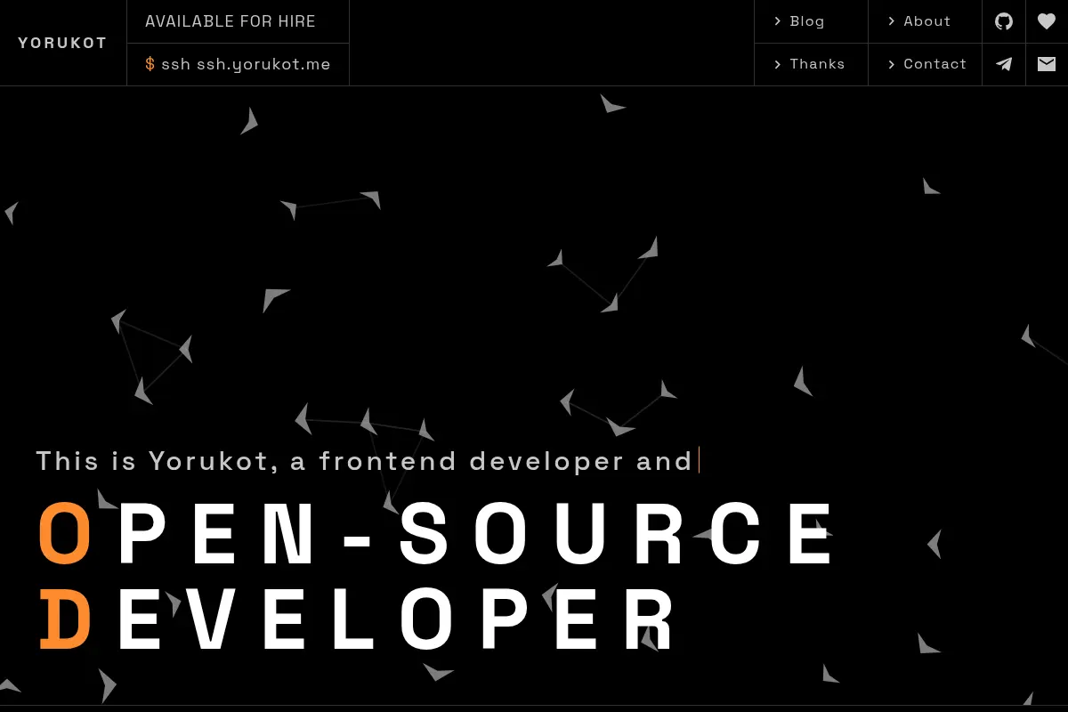 Yorukot | Open-Source Developer