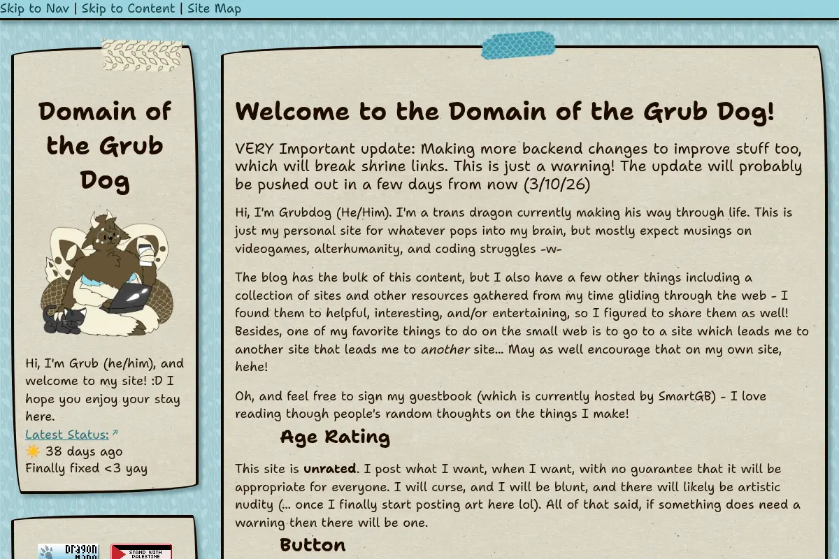 Domain of the Grubby Dog